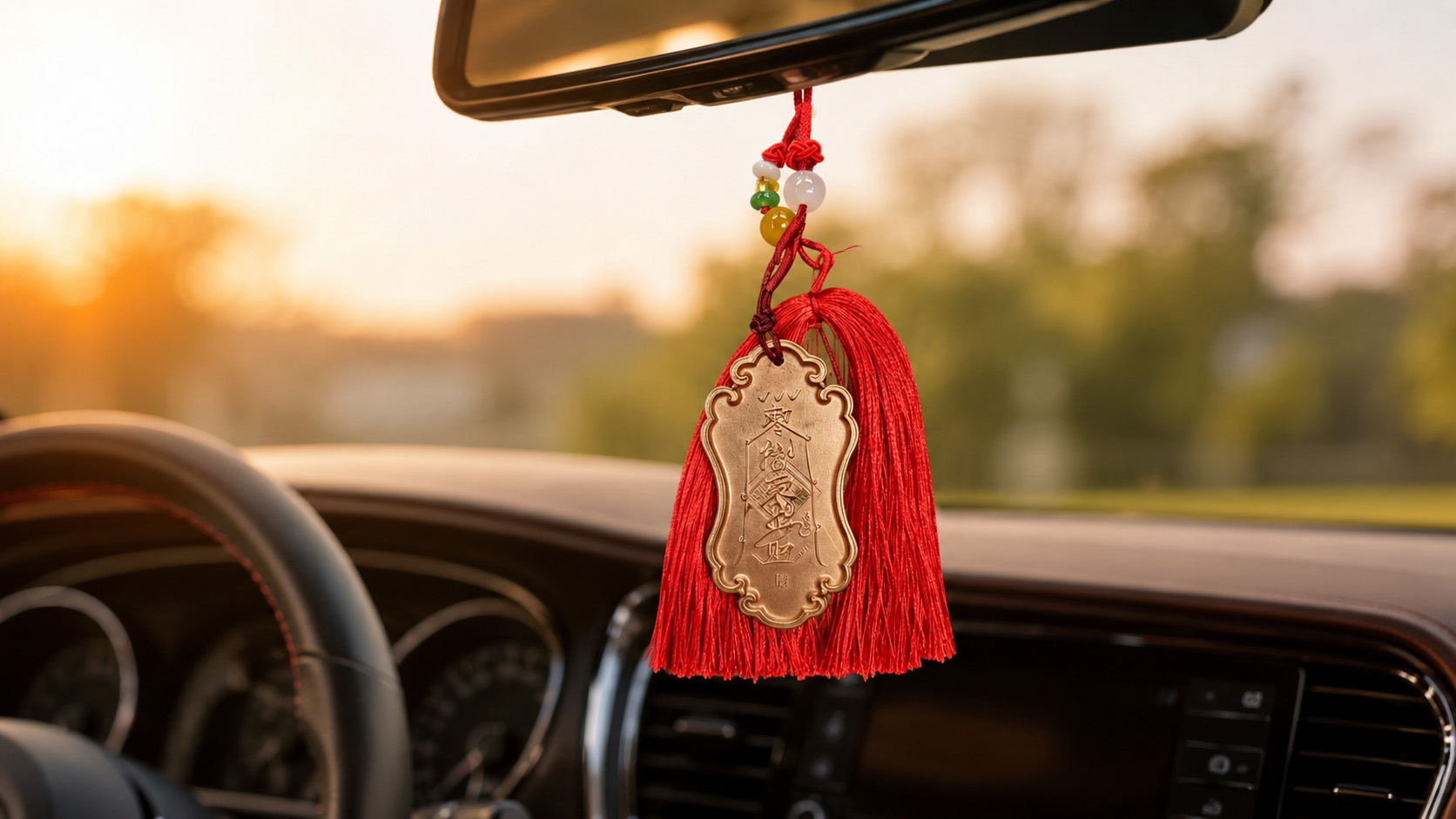 Firetalisman Wealth Talisman golden hour car